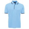 Classic Contrast Polo Light Blue